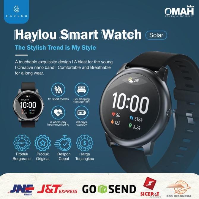 Xiaomi Haylou Solar LS05 Smartwatch Original Jam Tangan Garansi