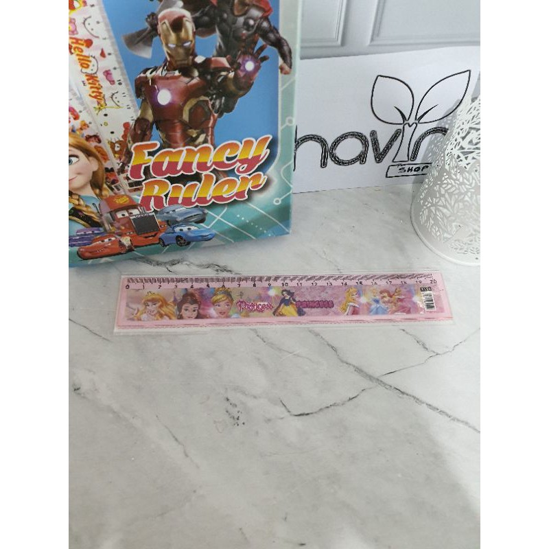 garisan 20cm/penggaris 20cm/mistar 20cm-PRINCESS