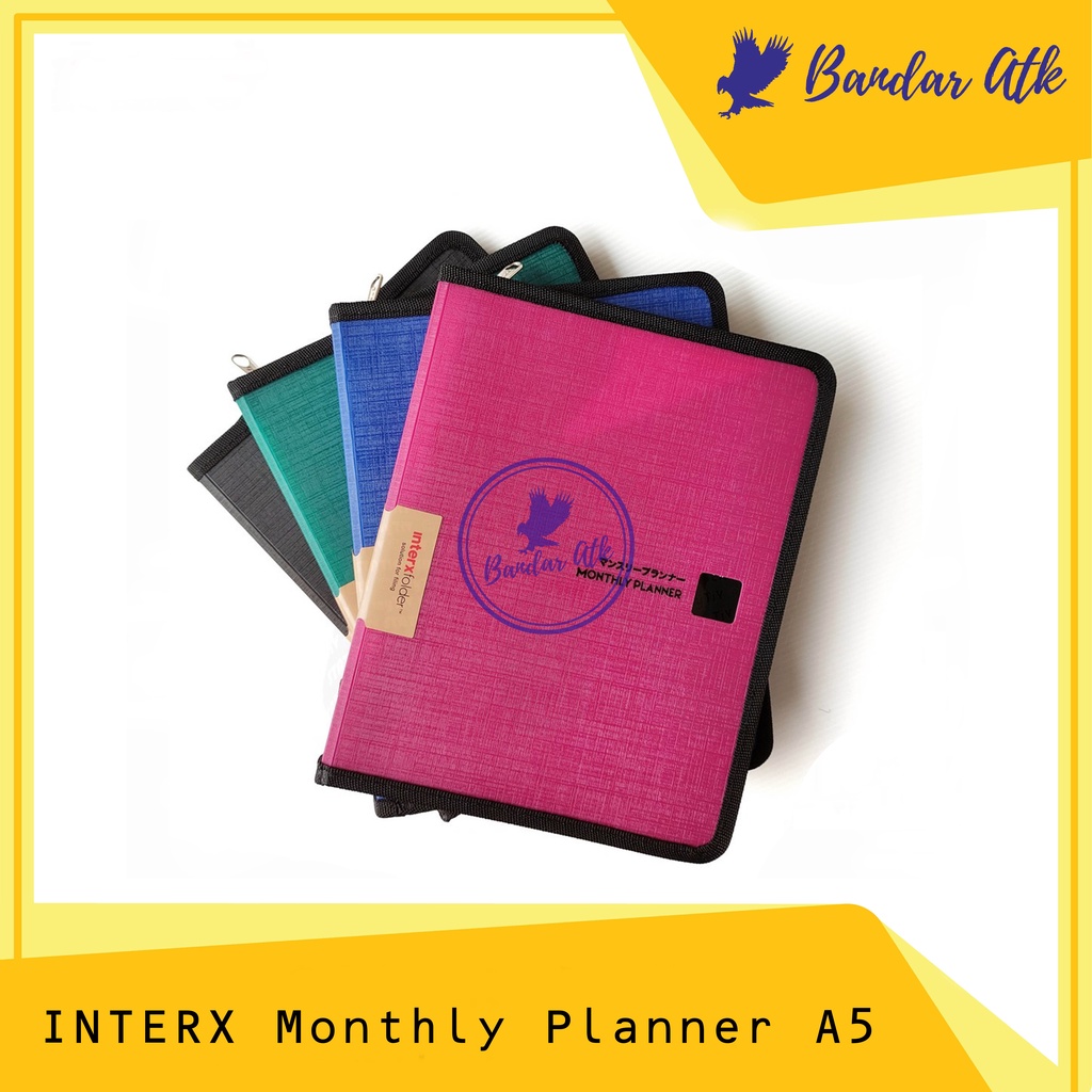 

Interxfolder Monthly Planner A5 - Buku Agenda - Random [1 PCS]
