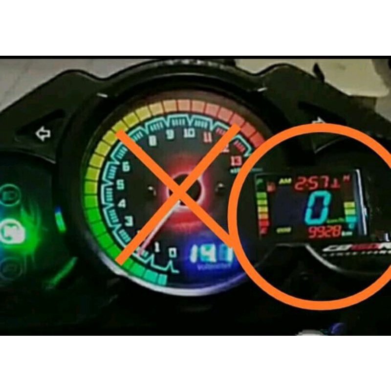 polaris lcd speedometer cbr old