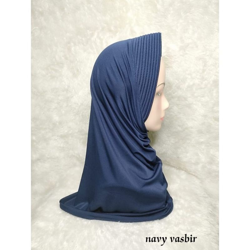 HIJAB BERGO SPORT /JILBAB OLAHRAGA / HIJAB POLI-Navy
