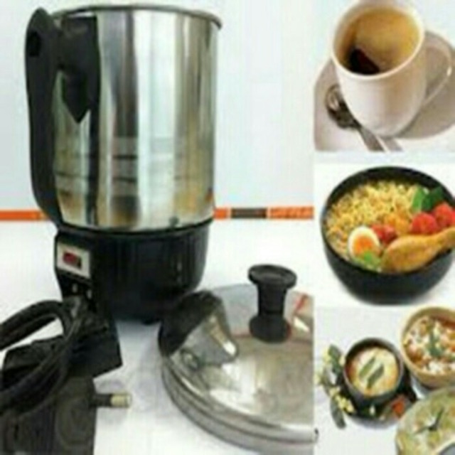 Teko Listrik STAINLESS BAGUS / Pemanas Air Makanan Minuman bahan STAINLESS HIGH QUALITY