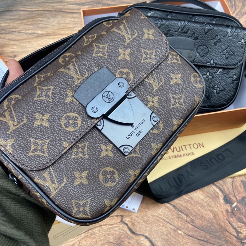 Tas Louis Vuitton S Lock Monogram tas selempang lv Slingbag lv pria wanita import