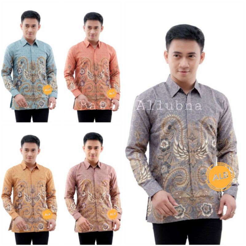 KEMEJA SEMI SUTRA ~ KEMEJA BATIK PRIA SEMI SUTRA