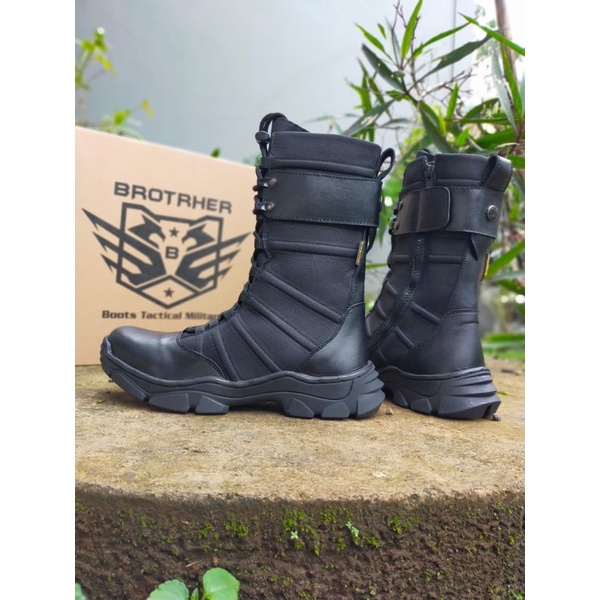 SEPATU PDL KULIT ASLI BROTRHER NINJA TITANS SOLE BRAVO SEPATU PDL TNI POLRI SECURITY