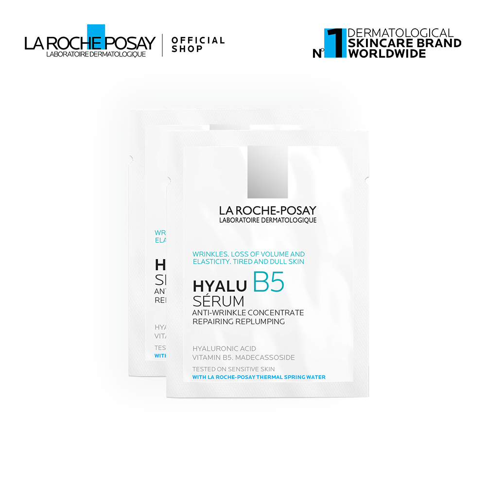 [GIMMICK] La Roche Posay Hyalu B5 Serum 2x1.5ml - Anti-Aging Serum Dry Sensitive Skin Senilai 60,000