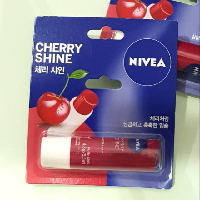 KOREA NIVEA CHERRY SHINE ORIGINAL lip balm lip gloss