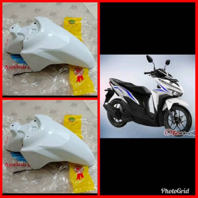 Spakbor depan putih vario 125 150 new 2018-2019