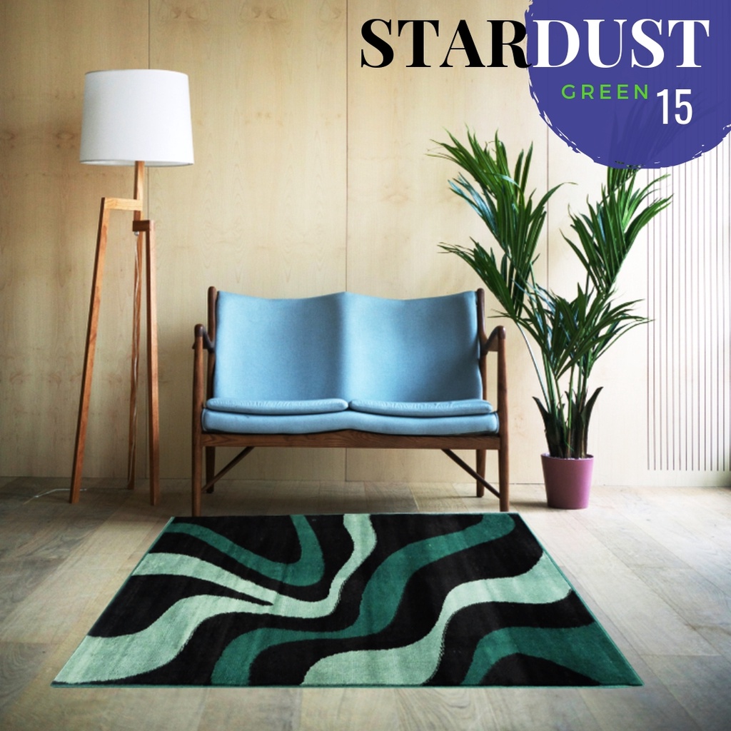 KARPET STARDUST 100X150 ST15 GREEN