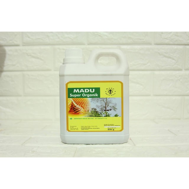 

MADU SUPER ORGANIK 850GR - Madu Kota Batu - Madu Hutan dan Bee Pollen