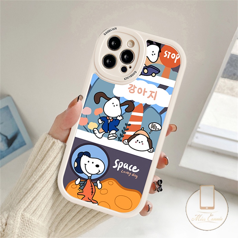 Casing Snoopy Kartun Luar Angkasa Realme 10 Pro C53 C30 C35 C25 C55 C31 C25Y 8i 9i C12 C25s C21Y C15 GT Master 8 C11 C20 C20A C3 C21 C25s C17 8Pro 6i 56s 5i 6 5s Couple Soft TPU Sarung