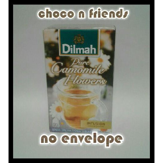 

nt81 teh dilmah no envelope 20 sachet chamomile hv3w