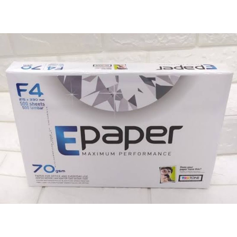 Jual Kertas Hvs F4 Folio 70 Gr 70 Gsm 70gram Epaper E Paper E Paper Indonesiashopee Indonesia 1936