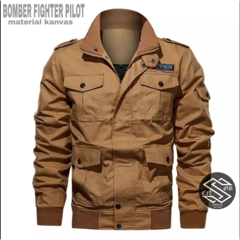 Jaket Bomber Fighter Pilot / Jaket Pria Terbaru 2021 / Jaket Boomber Pria Terbaru 2021