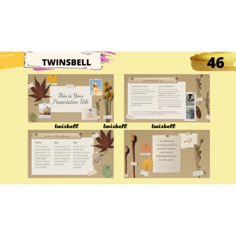 Jasa Buat power point PPT Aesthetic