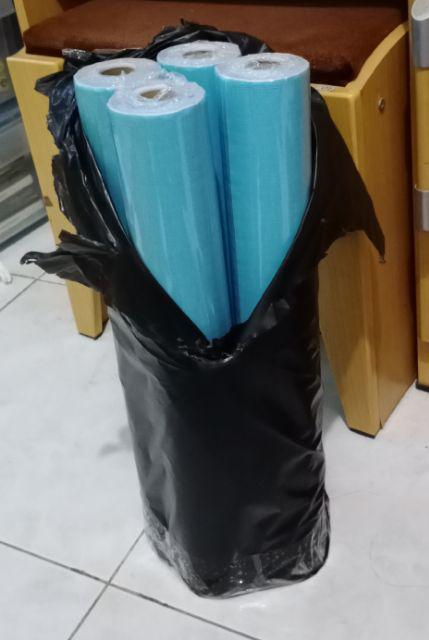 L001ls Wallpaper Sticker Ku - Biru 45cm X 9-10m Wallpaper Dinding