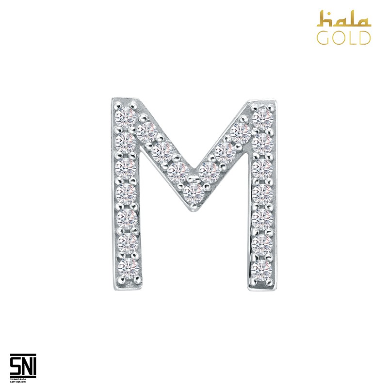 

Liontin Hala Gold Prilly Latuconsina's Lop U Collection Alphabet M kadar pas 75.5 SNI 3LZ0727