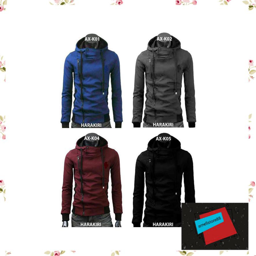 Jaket Pria parasut parka gunung harakiri korea harajuku haragiri japan polos bagus grosir WE216