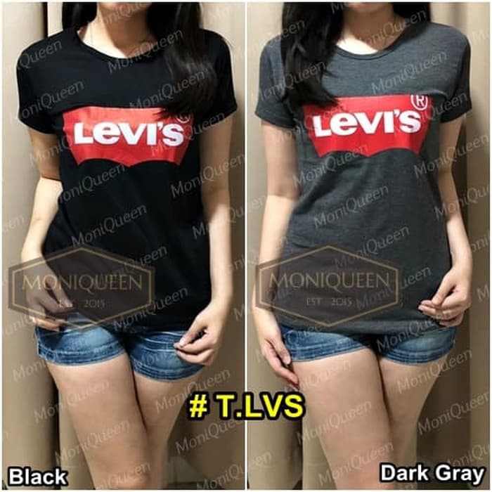 Kaos LEVIS Pakaian Atasan kaos Wanita Murah - T LVS