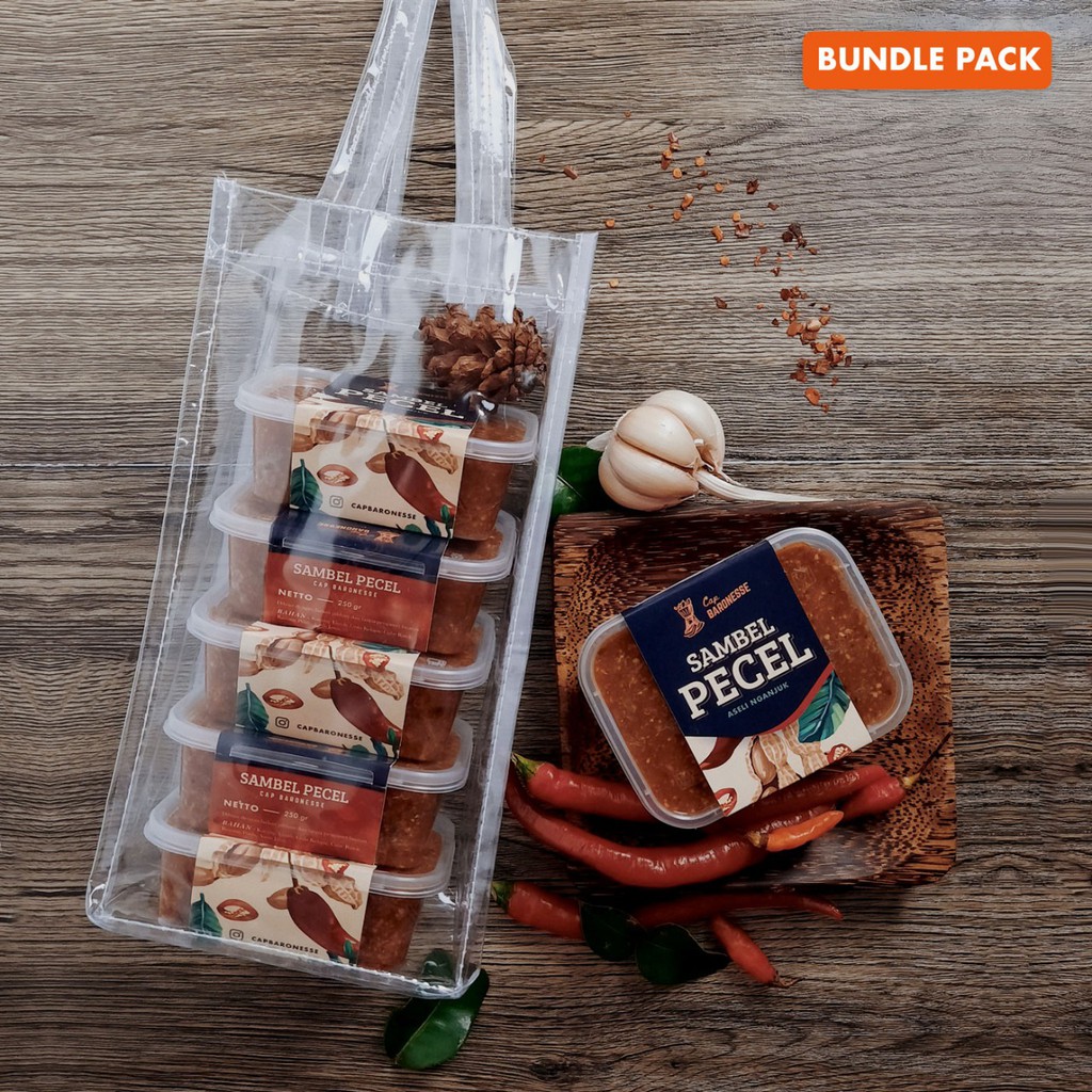 

Sambel Pecel / Bumbu Kacang Cap Baronesse 250 gr - PAKET TAS