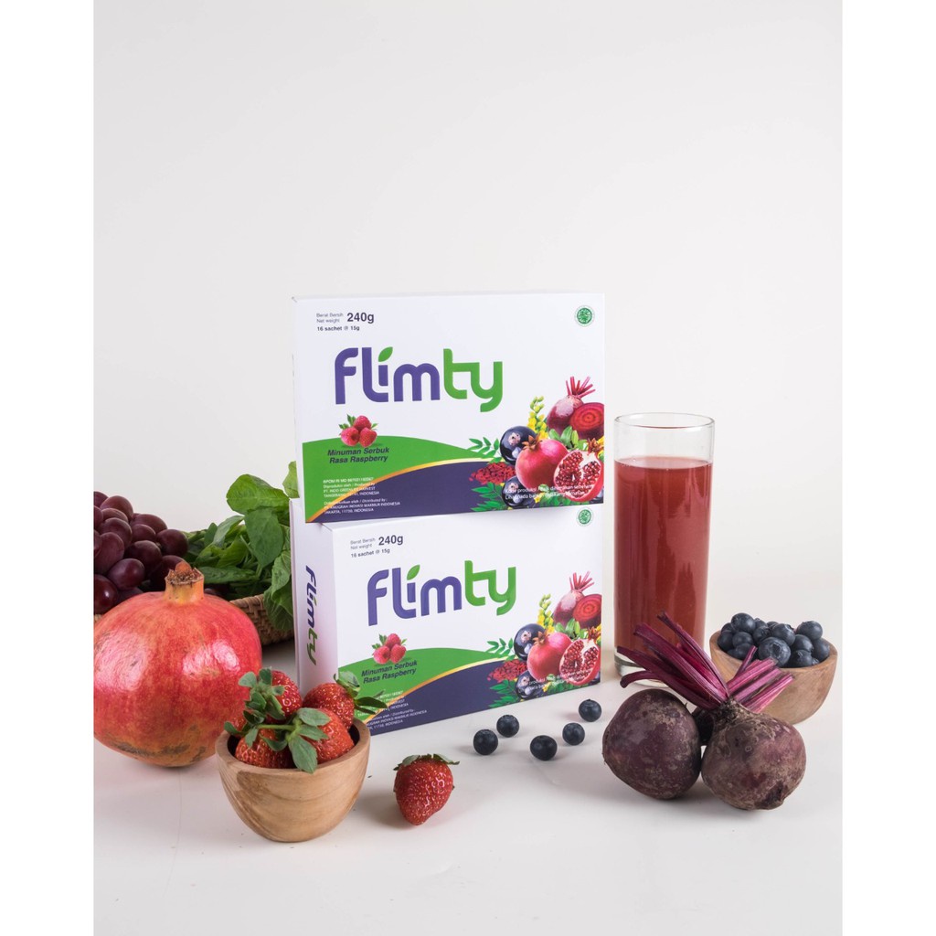 Flimty 1 Sachet Minuman Fiber Herbal Pelangsing Penurun Berat Badan