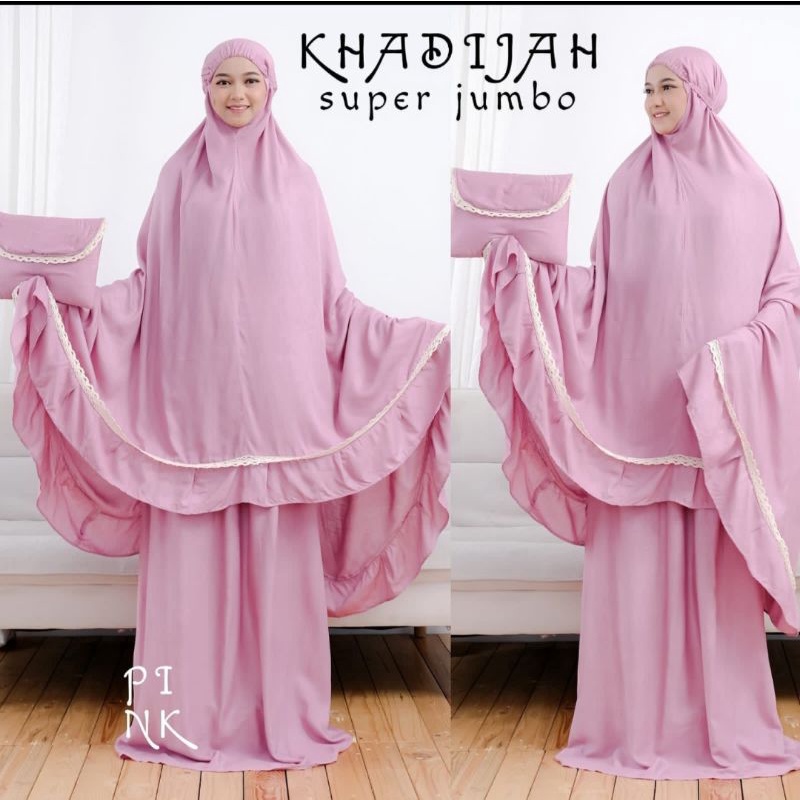 #mukena khadijah#mukena rayon#mukena super jumbo#
