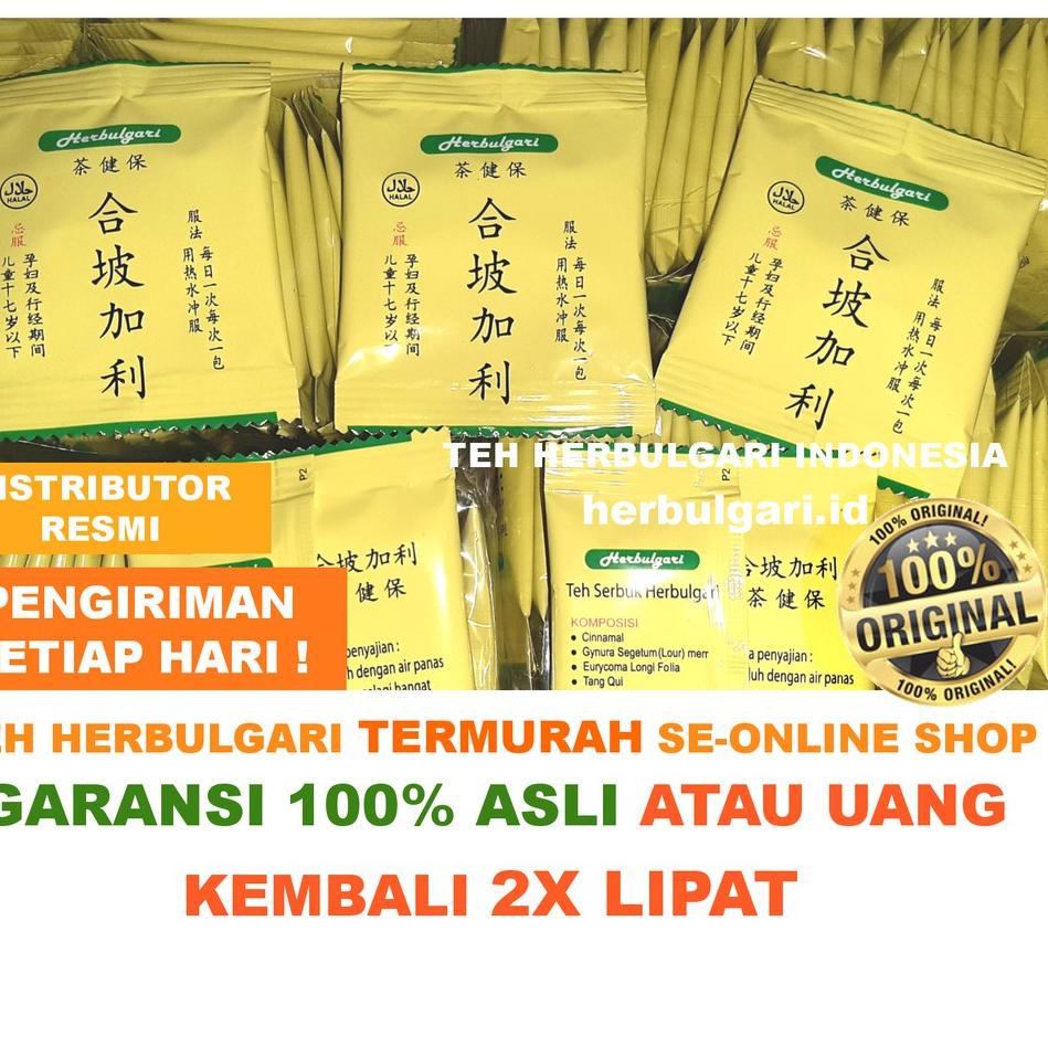 

[KODE PRODUK FLKVC8033] 'PROMO' OKTOBER TEH HERBULGARI 100% ASLI ATAU UANG KEMBALI 2X LIPAT