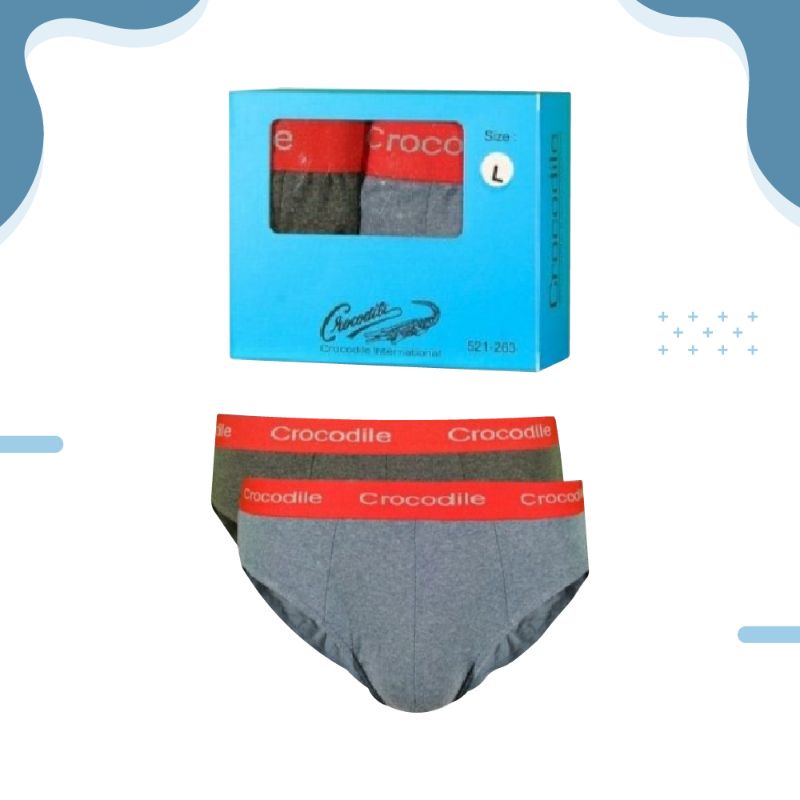 CD Celana Dalam Pria Sempak Cowok Dewasa Crocodile Kode 521-263 Termurah By Universal Underwear