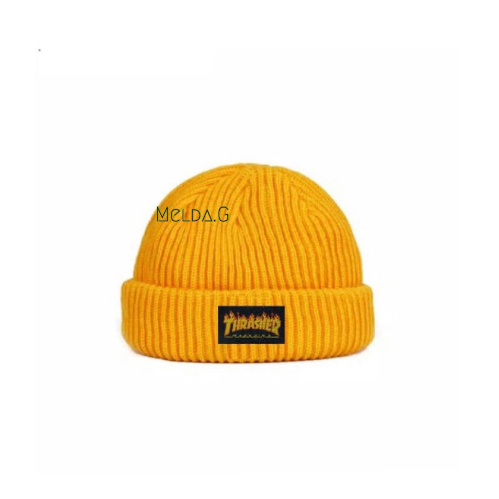 COD-Topi Kupluk Pria wanita Beanie Hat Trasher Distro Trendy Masa Kini Harga Terjangkau