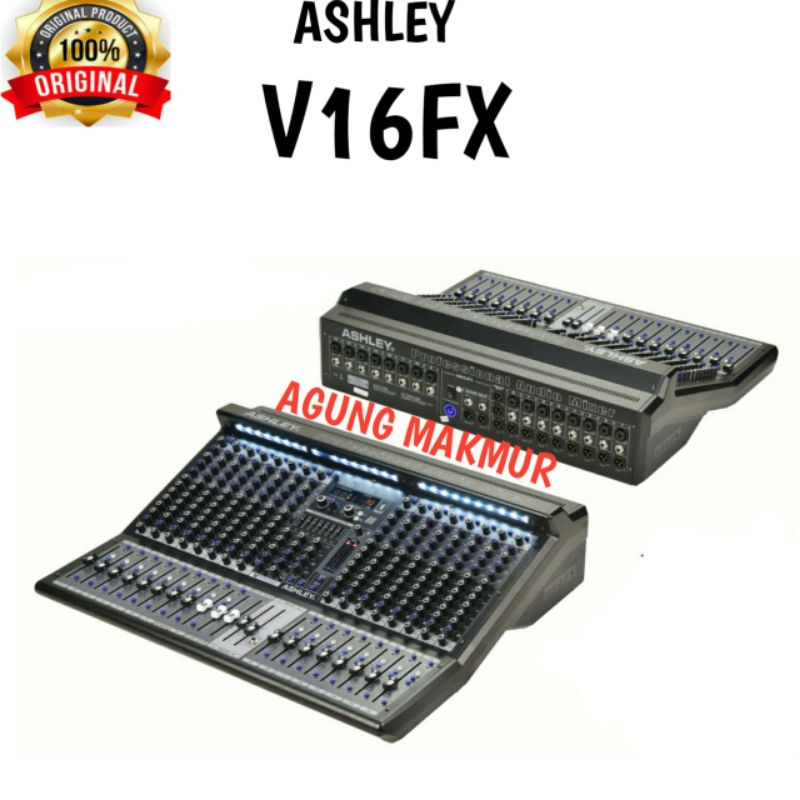Mixer Ashley V16FX USB ORIGINAL 16 Channel