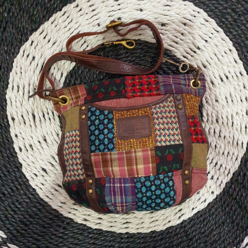 (SOLD) Fossil patchwork vintage