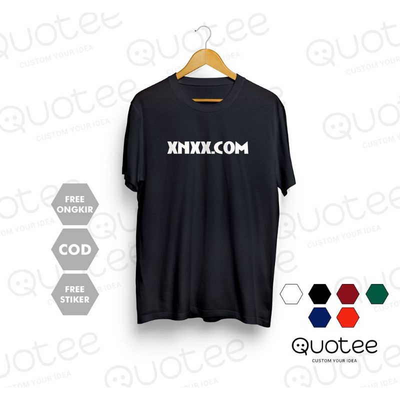 T-SHIRT KAOS DISTRO XNXX COMBED 30S