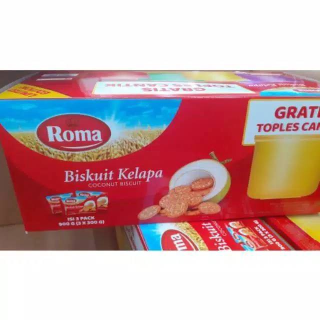 

Biskuit Roma Kelapa free toples