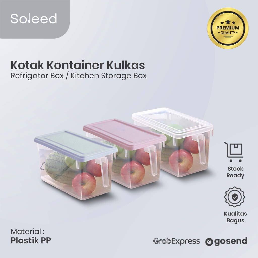 KOTAK KONTAINER KULKAS ORGANIZER BOX KITCHEN STORAGE BOX XL-049