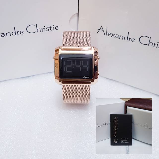ALEXANDRE CHRISTIE AC 9230 ROSEGOLD JAM TANGAN WANITA ORIGINAL