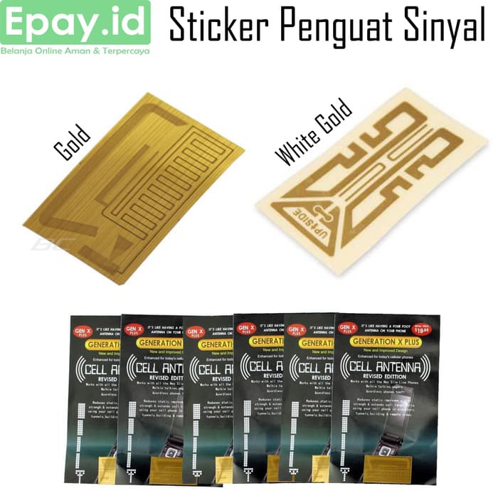 Stiker Penguat Sinyal HP Modem / Signal Booster Android Tablet Laptop
