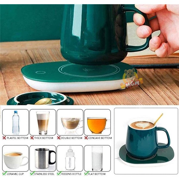 Mug Cangkir Listrik Pamanas Penghangat Teh Kopi Susu Cup Coffee Warmer