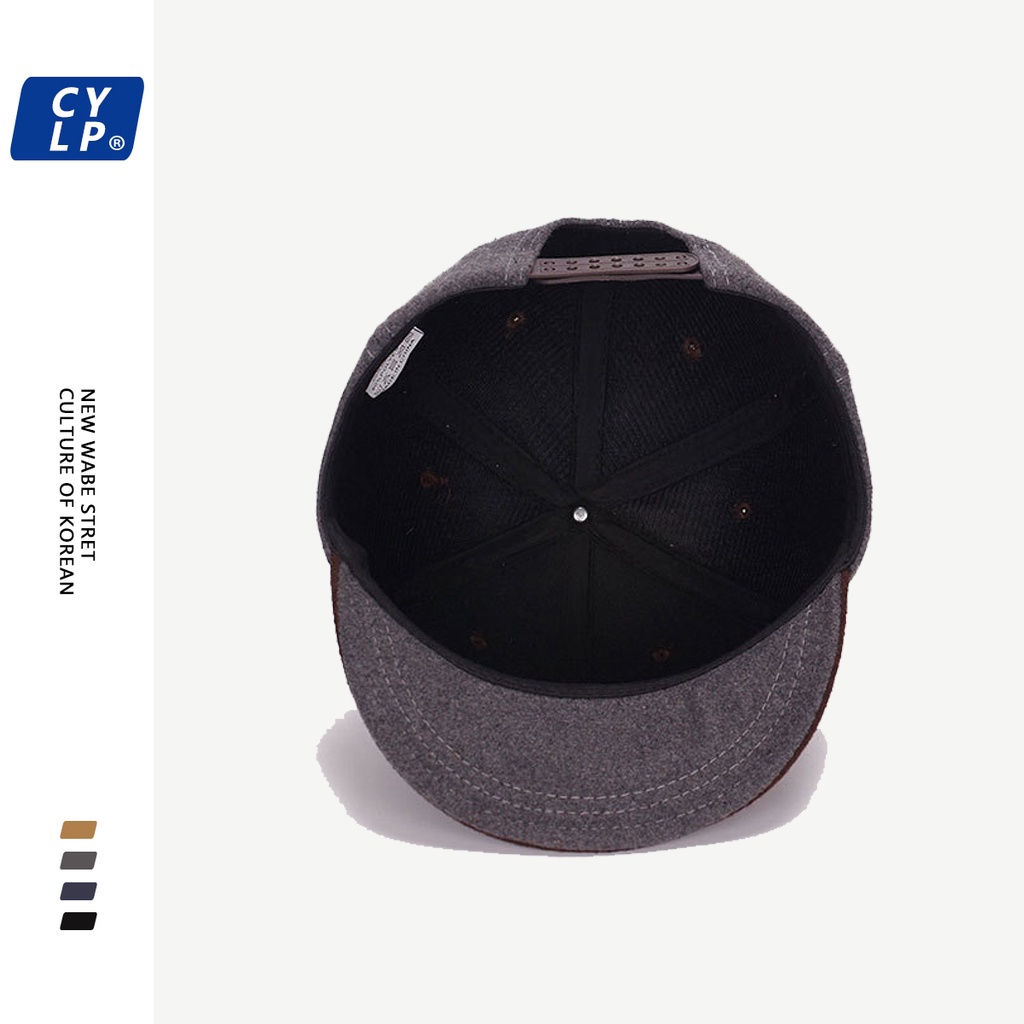 L7 Topi Baseball Bahan Korduroi Warna Blok Gaya Casualhip Hop Untuk Priawanita