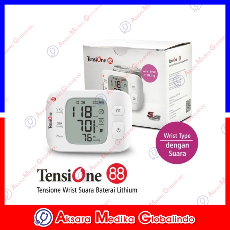 Tensimeter Digital TensiOne 88 Pergelangan Tangan Wrist OneMed