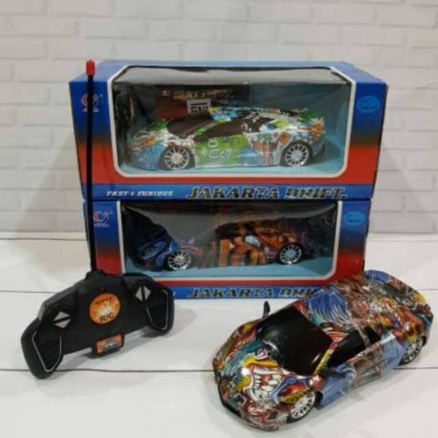 Mainan Anak - Mobil RC Jakarta Drift Sedan