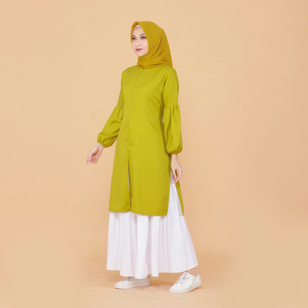 TokoMilkan - Pakaian Wanita Dewasa Namira Tunik Pakaian Tunik Bahan Moscrepe | Pakaian Wanita Tunik