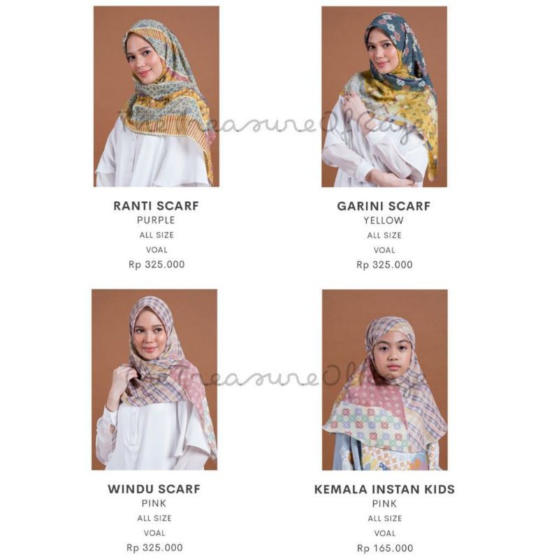 Ranti Scarf Windu Scarf Garini Scarf Riamiranda RM Danastri Ria Miranda Raya
