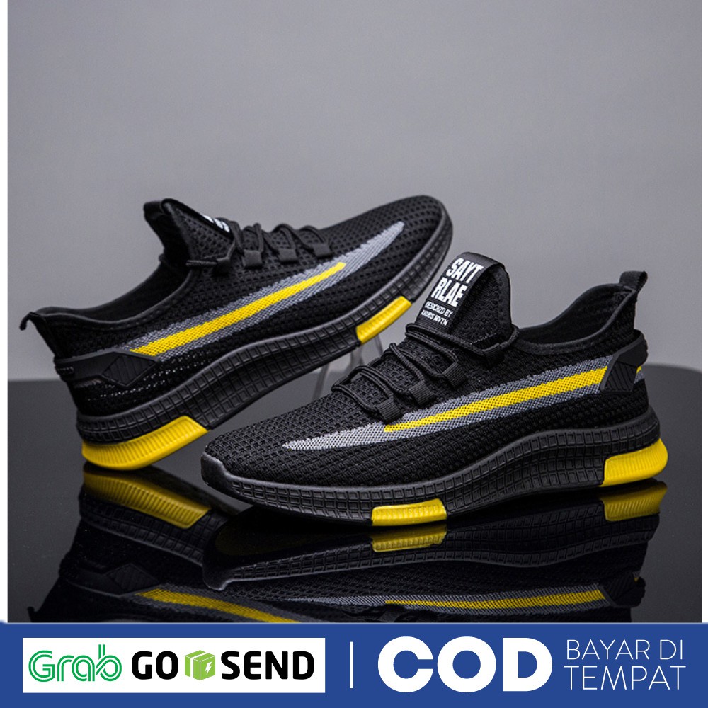 Jual COD Highland Sepatu Sneakers Pria Casual Sepatu Running Sport