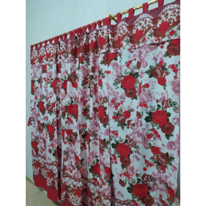 Gratis Ongkir-Gorden Jendela Starmoon, Motif bunga dan Karakter Uk 55x150cm