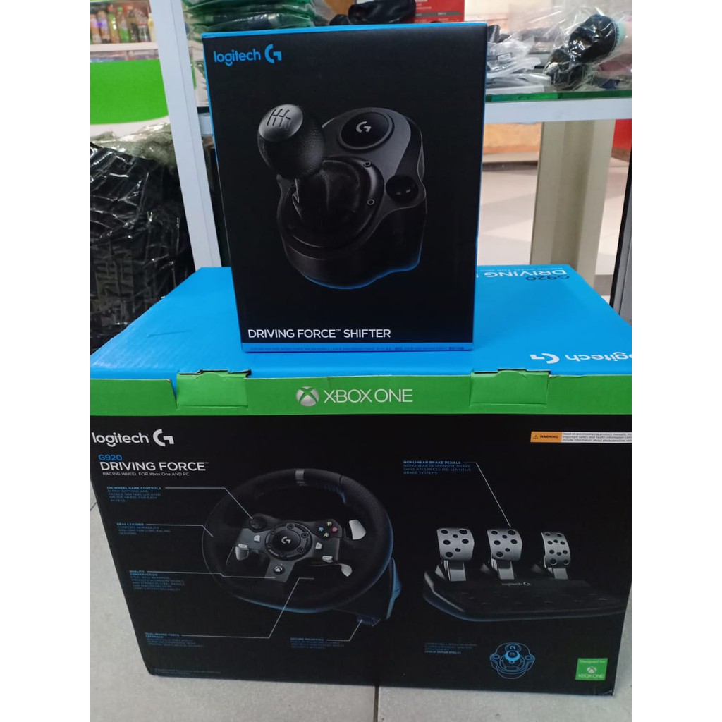 logitech g920 driving force racing wheel for xbox one