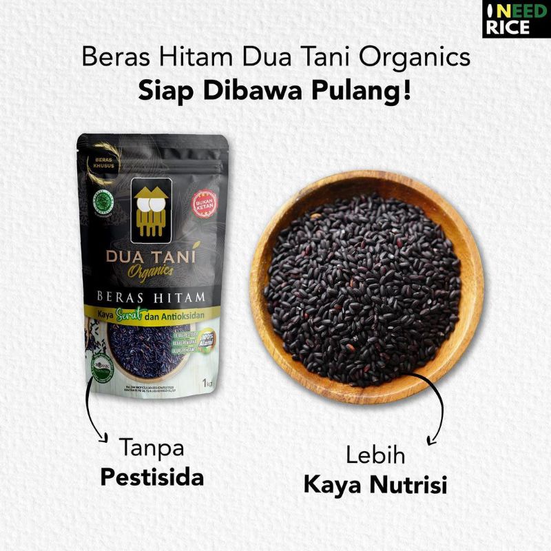 BERAS HITAM DUA TANI 1 KG | Black Rice 1 kg