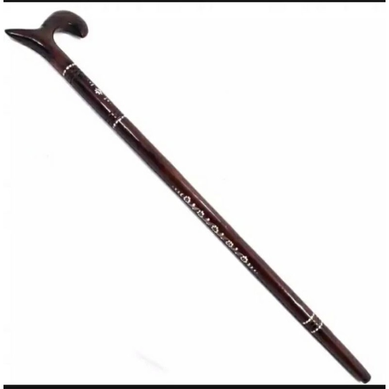 tongkat jalan kayu jati