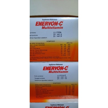 Enervon C 500, 1 strip 4 tablet