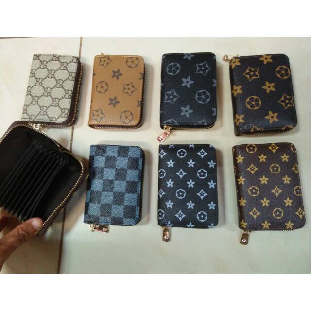 Dompet kartu resleting LV import