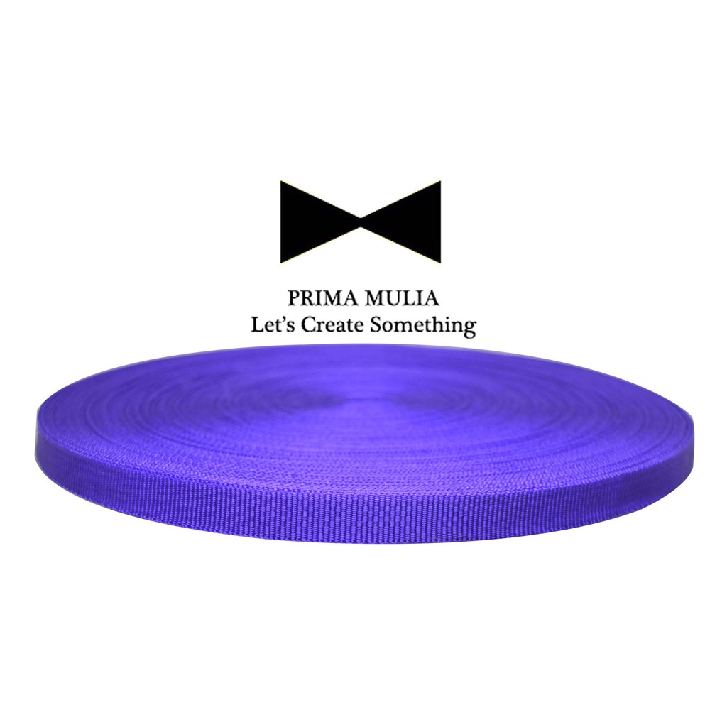 

TALI WEBBING TAS UKURAN 1.2 CM PANJANG 45 M WARNA BIRU PCR V 12 BIRU